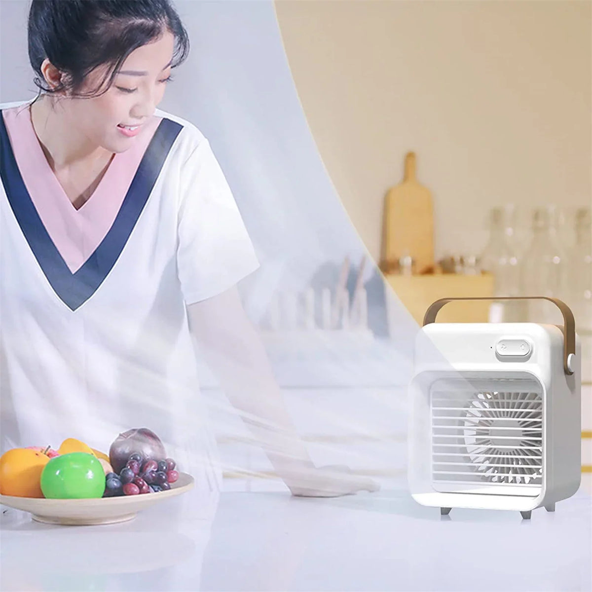 Kitchen Tank office YHAIOGS Cooler 3 Portable Ventilation Personal Speed Camping Air Evaporative Ultra Home Water