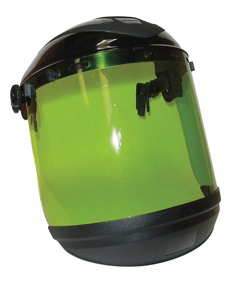 Faceshield, 1 - Hat Black/Lt Sellstrom EA Flash (851-S31201) Hard Mount, Universal, Arc Green