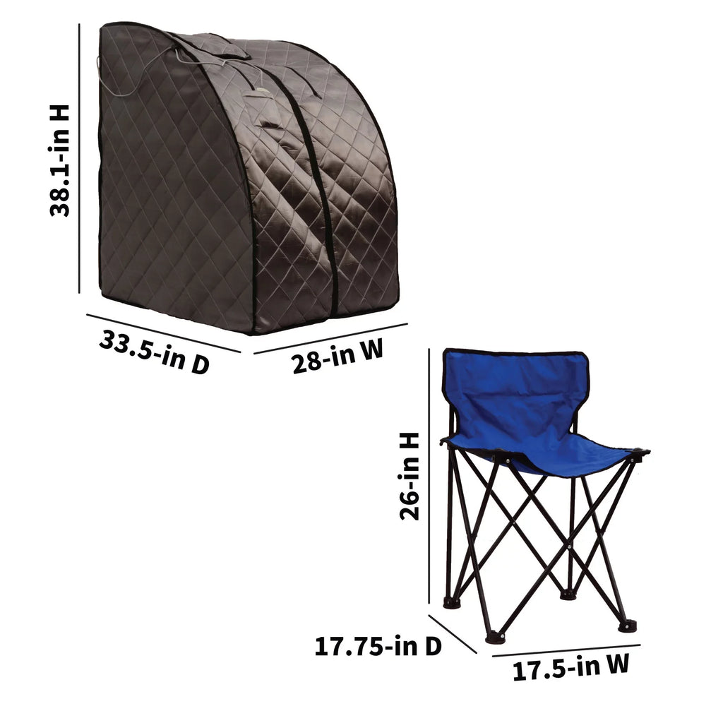 Chair FAR Sauna Pad, Panels, Floor Heat Wave Heated Portable Infrared Rejuvenator Carbon Personal Canvas with