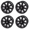 15X7 Wheel Pro Can-Am Hd10 3.0 + 2020-2023 Defender (4 Beadlock Uinta Pack) For Dps 4.0 4/137 Tusk Milled/black