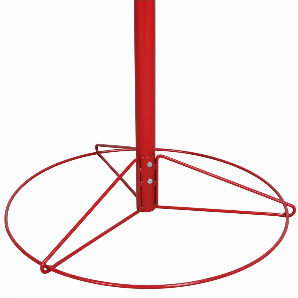 12-Chain Disc Metal Easyfashion Baske, Golf Red