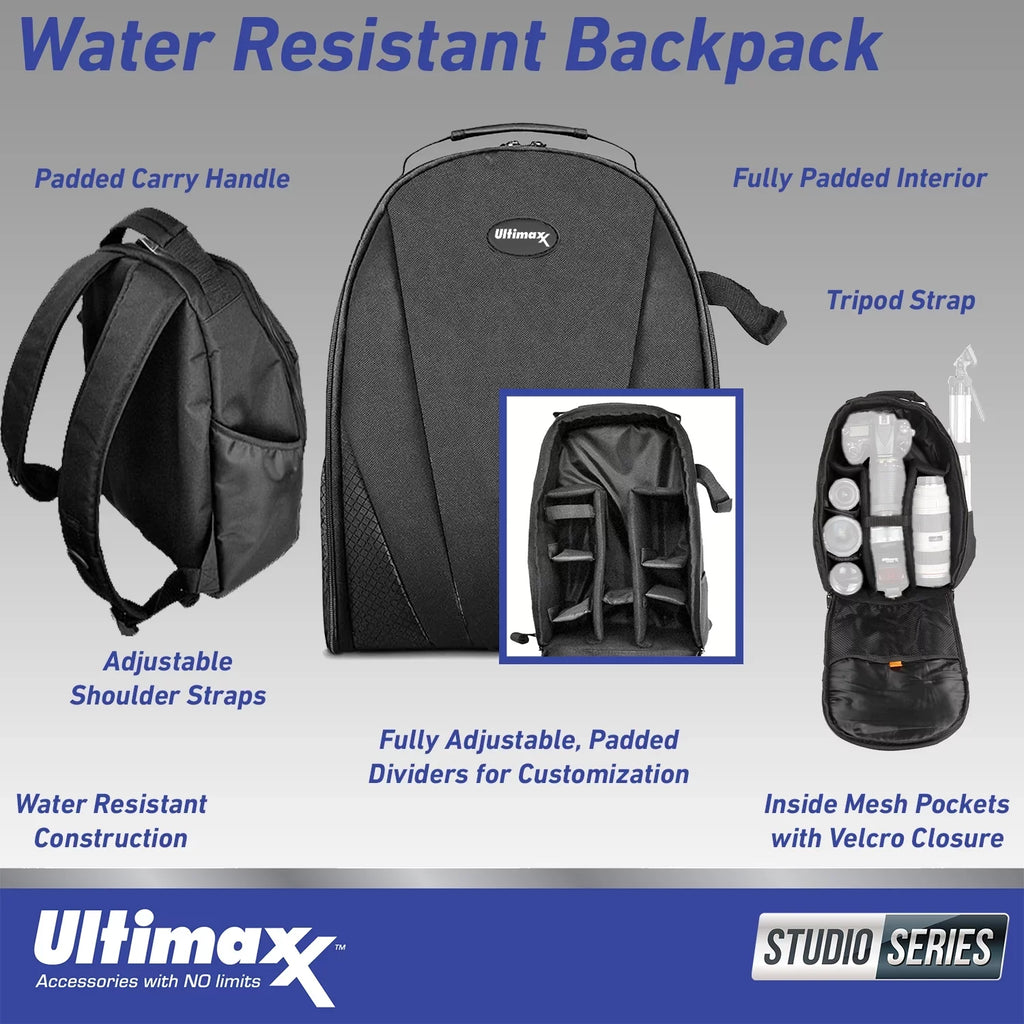 Headphones Ultimaxx Over-Ear & Noise-Canceling (Silver) Bundle) Essential Sony Gadget Wireless - Includes: Bundle Water-Resistant More (7pc WH-1000XM5 Backpack