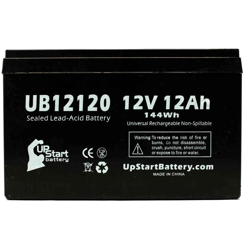 SEA-DOO Terminal Includes F2 12000mAh, F1 Universal Sealed Supercharged to (12V, - UB12120 SLA) Terminal, Replacement VS SeaScooter Acid F1 - TWO 12Ah, AGM, Battery Battery Adapters Lead