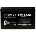 SEA-DOO Terminal Includes F2 12000mAh, F1 Universal Sealed Supercharged to (12V, - UB12120 SLA) Terminal, Replacement VS SeaScooter Acid F1 - TWO 12Ah, AGM, Battery Battery Adapters Lead