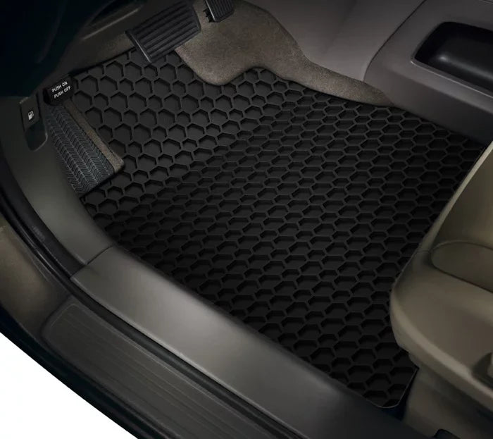 Mats Two Pacifica All Compatible USA) 2019 Weather Heavy - (Made with - Front - Duty CHRYSLER - Rubber ToughPRO in Black