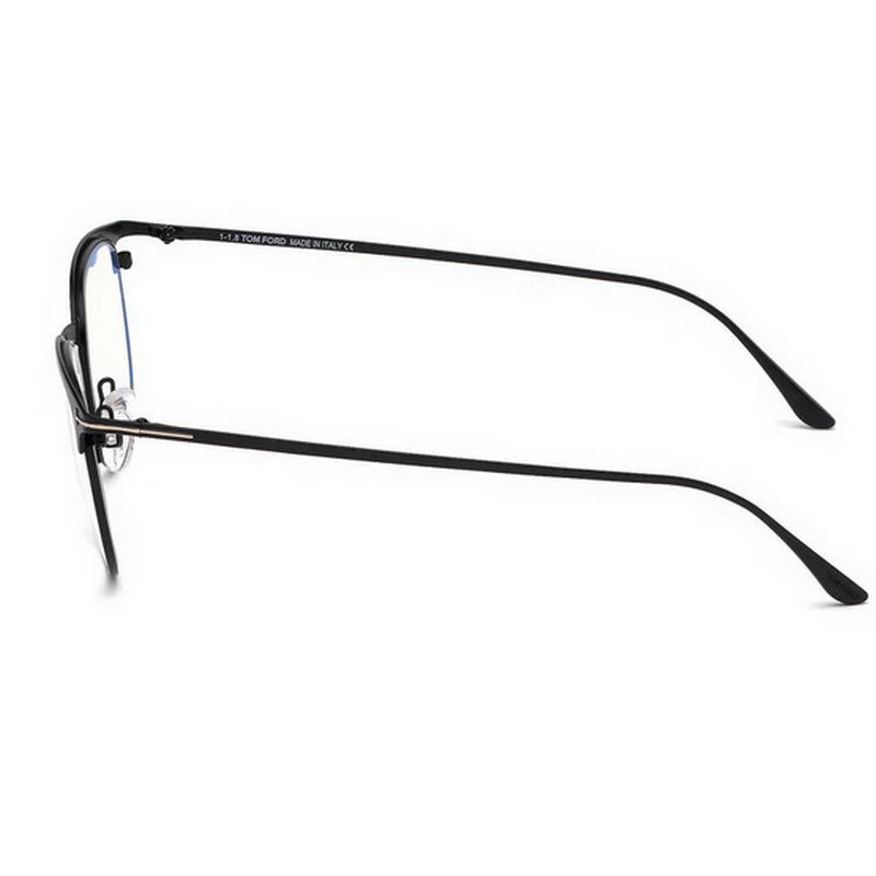 Black Ford Tom Eyeglasses / 002 FT Matte Blue Block 5549 Enamel, Lenses -B