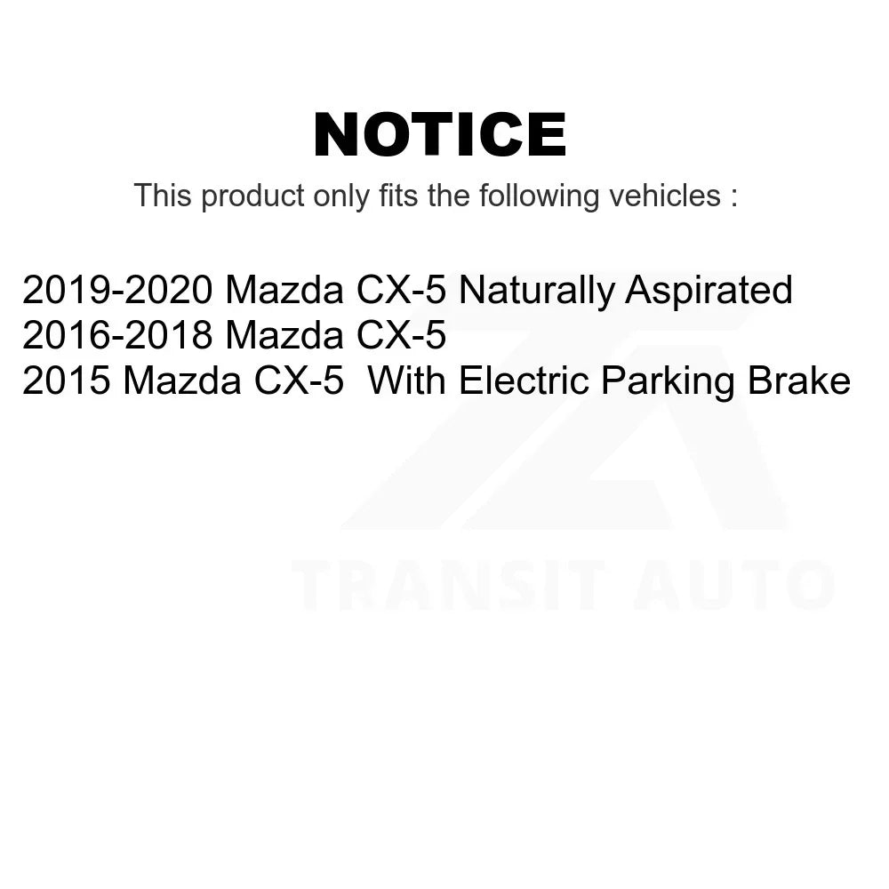 Rear Kit Front Semi-Metallic KPF-100243 For CX-5 Brake Mazda Pads