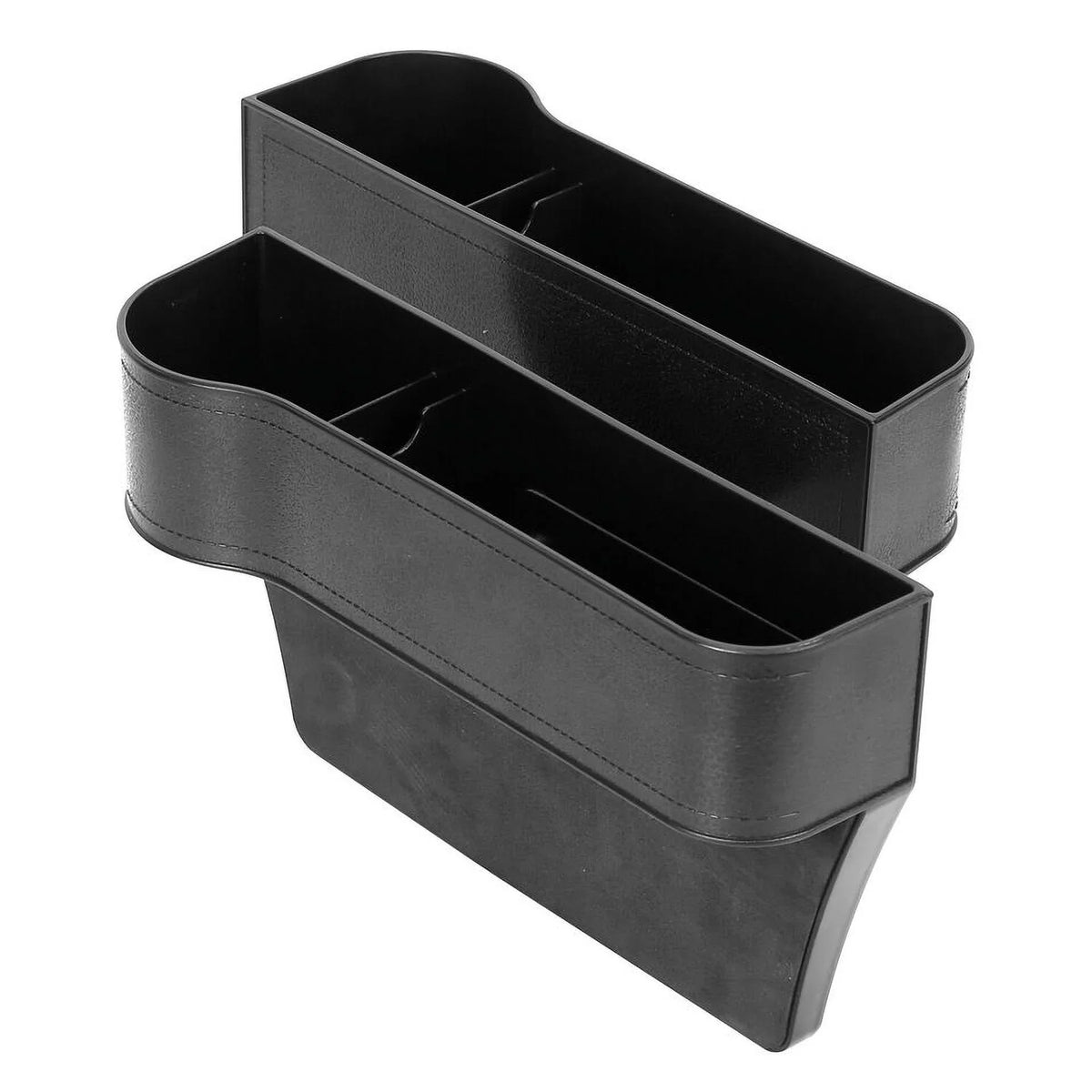 Cup Gap Organizer Box Car Holder Console Side Auto Seat Phone Storage Key 2Pcs