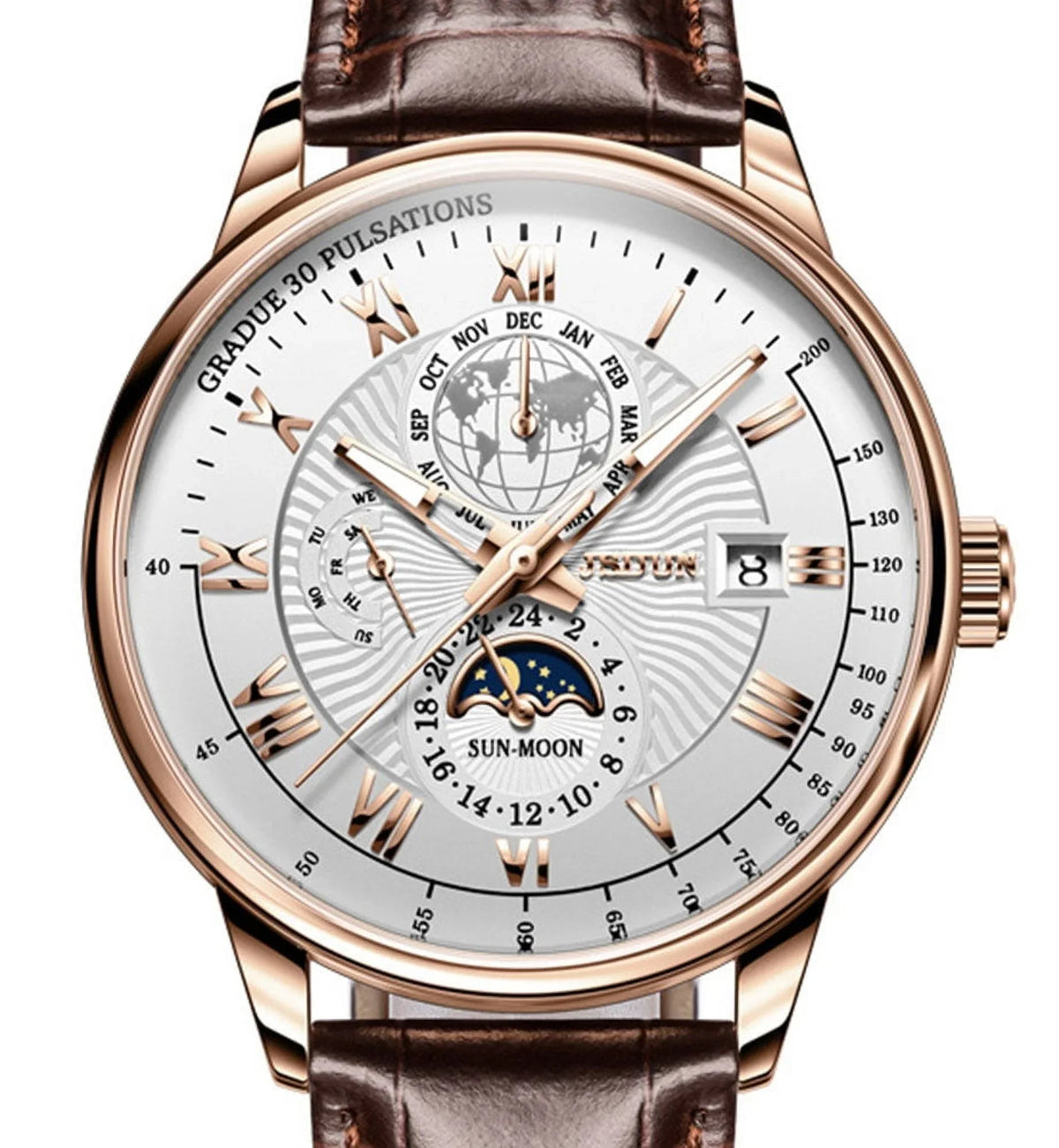 Automatic Mechanical Sport Tourbillon Watch