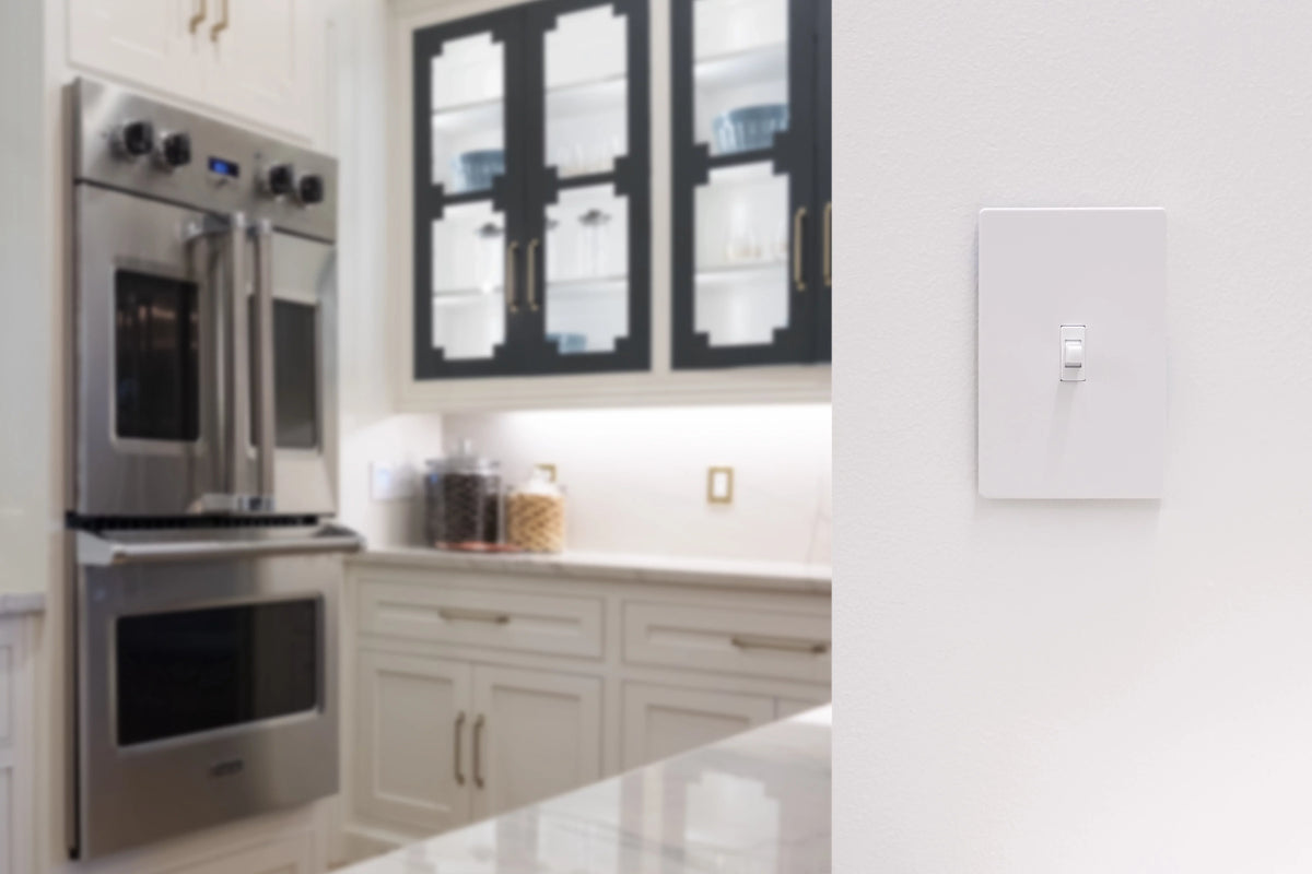 Z-Wave Light Enbrighten Hub Toggle Switch, Z-Wave 46202, Smart Plus White Required,