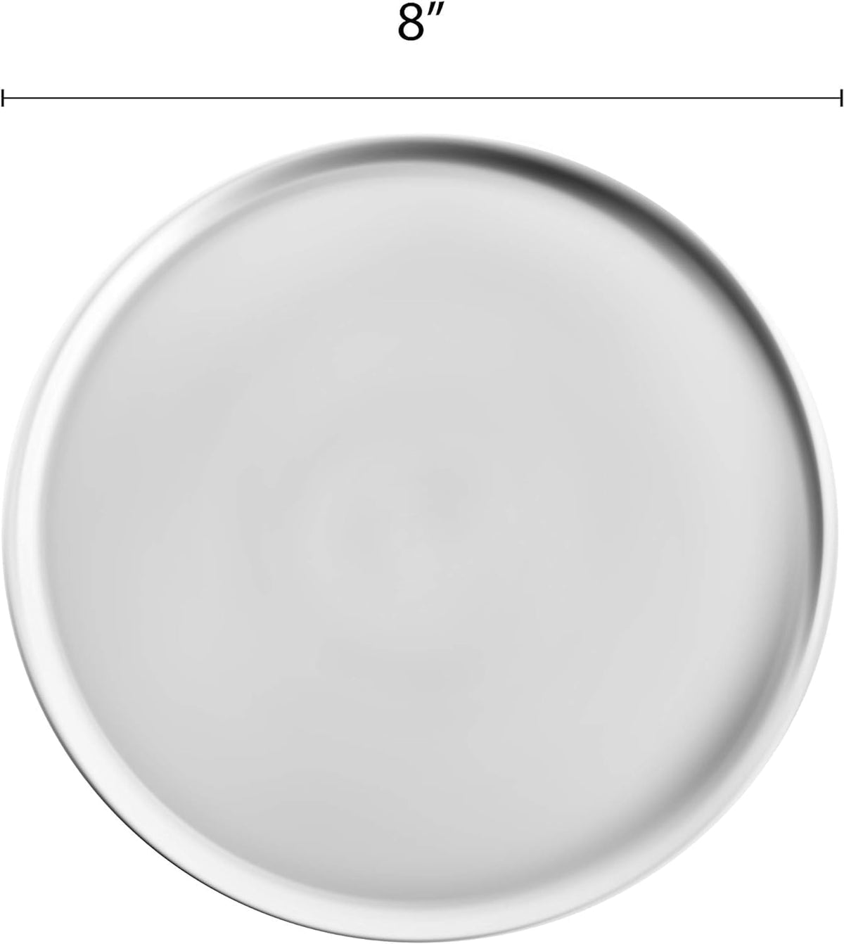 of Tray Home Restaurants Tray TrueCraftware- Tray Kitchen Aluminum for Pizza Round Tray Coupe 6 Baking Bakeware Set Pizza Pan & Pizza Pizzeria - Round Baking Style Pan 8”