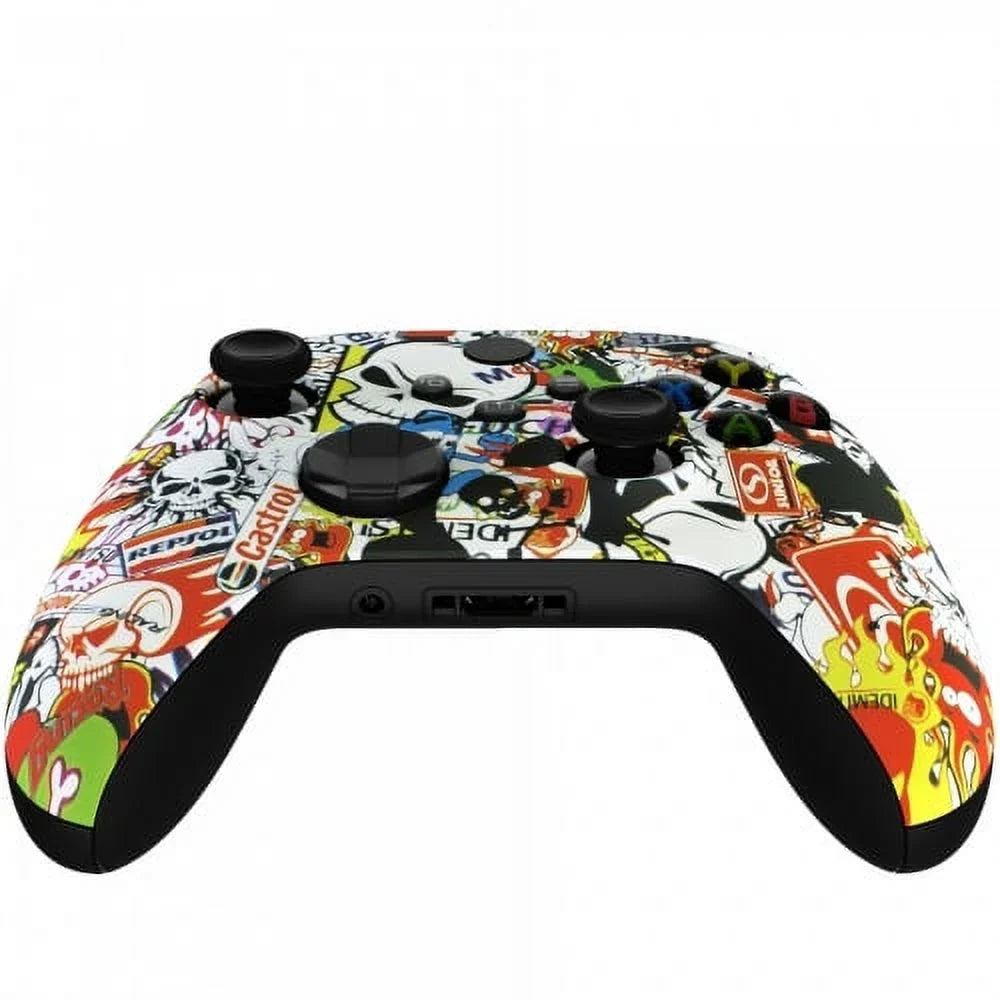 Controller jack) "Sticker Custom Bomb" (with 3.5 X Unique One Design Xbox UN-MODDED