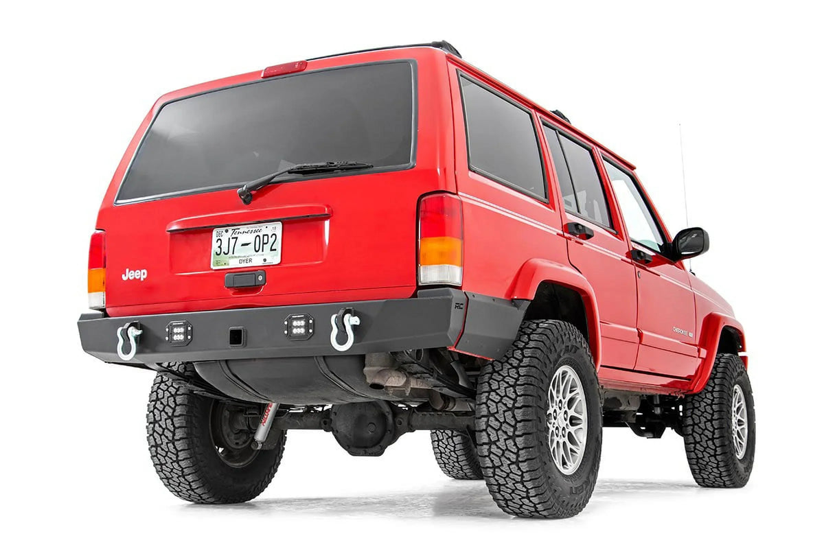 1984-2001 2WD/4WD Rough Rear XJ Bumper for LED Cherokee Country 110504 - Jeep