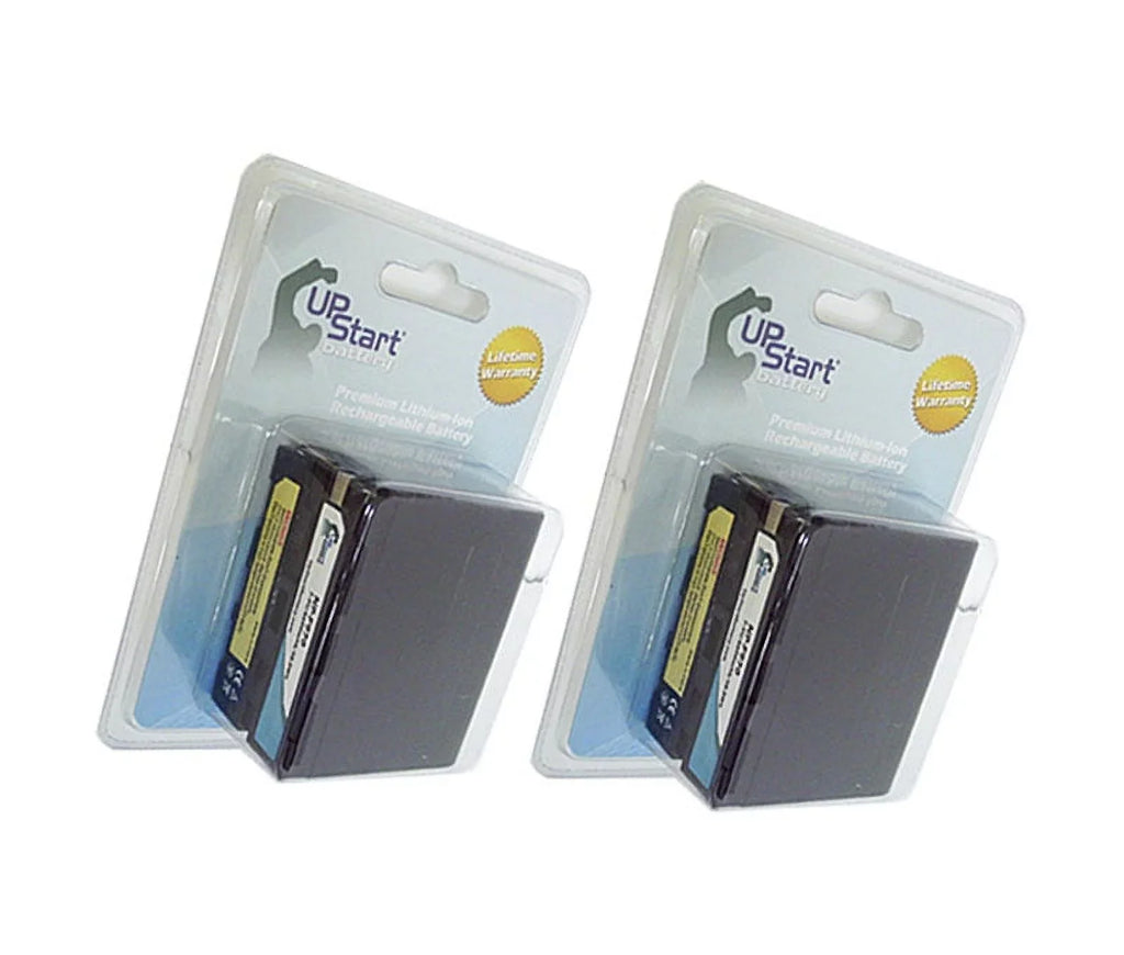 Camera Pack Capacity Battery Replacement High - High 7.4V, NP-F970 GV-A500 2x Sony Battery Sony Capacity for Lithium-Ion) - (6600mAh, UpStart Battery Digital