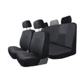 Vegan Seat Petersen Leather 43645WDI 3-Piece Black Covers, Dickies Car Genuine