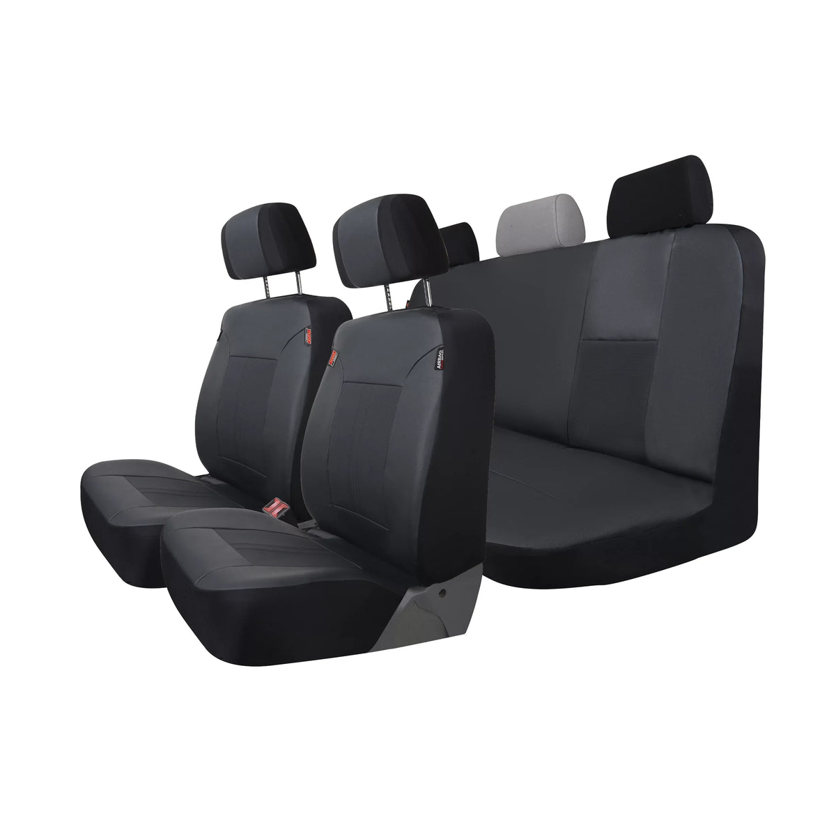 Vegan Seat Petersen Leather 43645WDI 3-Piece Black Covers, Dickies Car Genuine