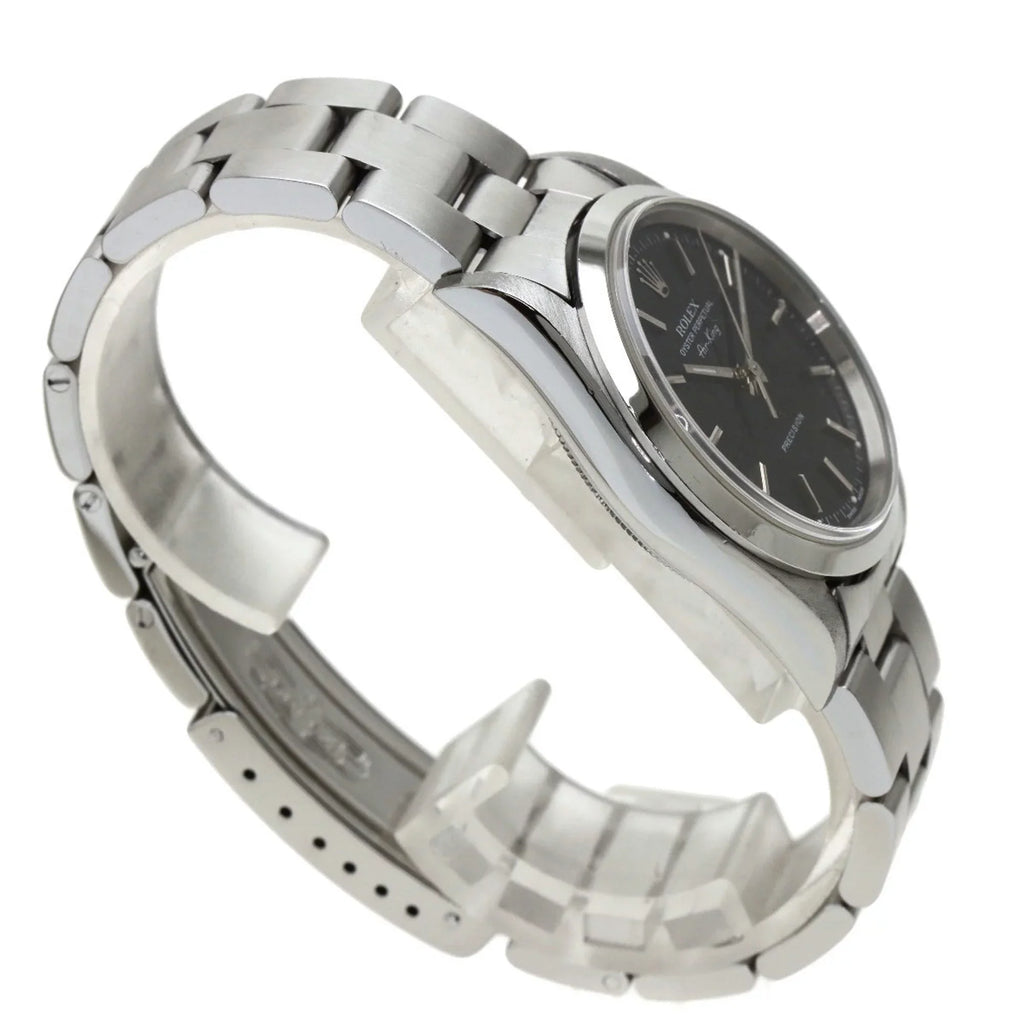 ROLEX Pre-Owned Steel Stainless 14000M Watch (Good) SS Rolex King Air Men's