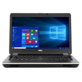 Computer, Hard Bit, Drive, 10 RAM, SSD i5 Screen Latitude Professional Dual 14" (Used) Core 16GB Windows Intel 512GB 4, 64 Gen E6440 Dell Laptop 2.60 DDR3 GHz