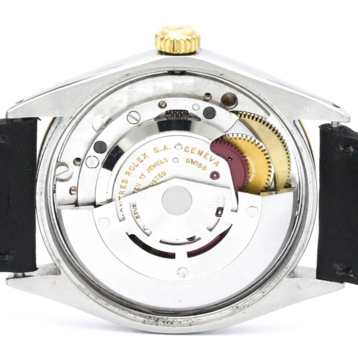 Yellow Used Steel Oyster Vintage Authenticated BF560275 18K Gold ROLEX Watch Mens Perpetual Airking