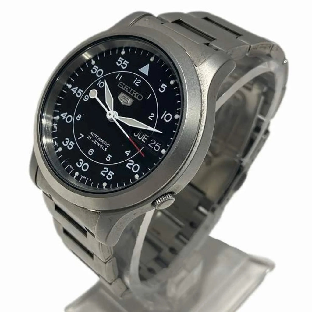 Seiko5 Watch 7S26-02J0 Seiko Men's Automatic (Good) JEWELS 21 Pre-Owned
