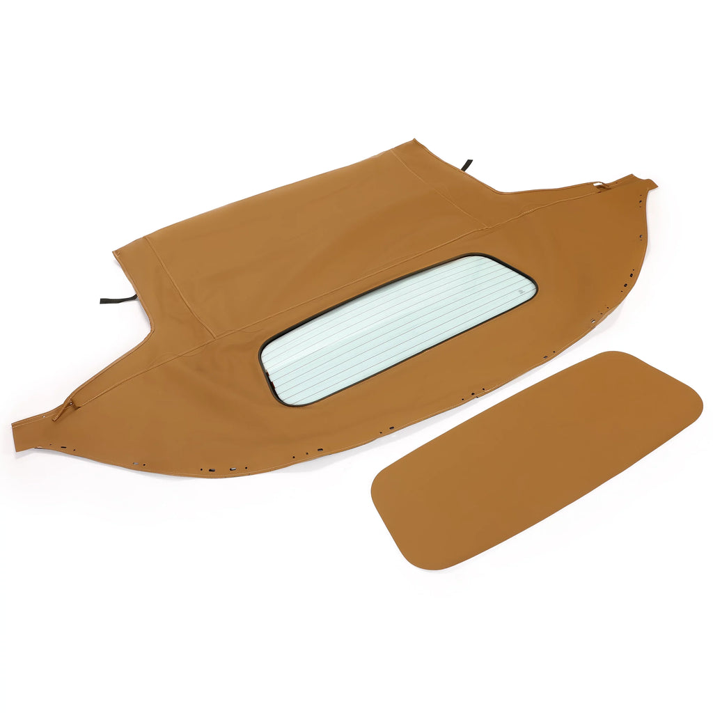 Kojem Glass Window Heated Sailcloth Vinyl Miata Convertible with Top for Tan 1990-2005 Mazda Soft