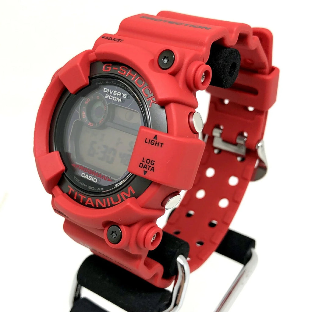 Tough Pre-Owned Anniversary Casio Digital Red Reprint Solar 30th Watch Model G-SHOCK FROGMAN ITWD1QAESCTM Men's CASIO GW-8230NT-4JR (Good)