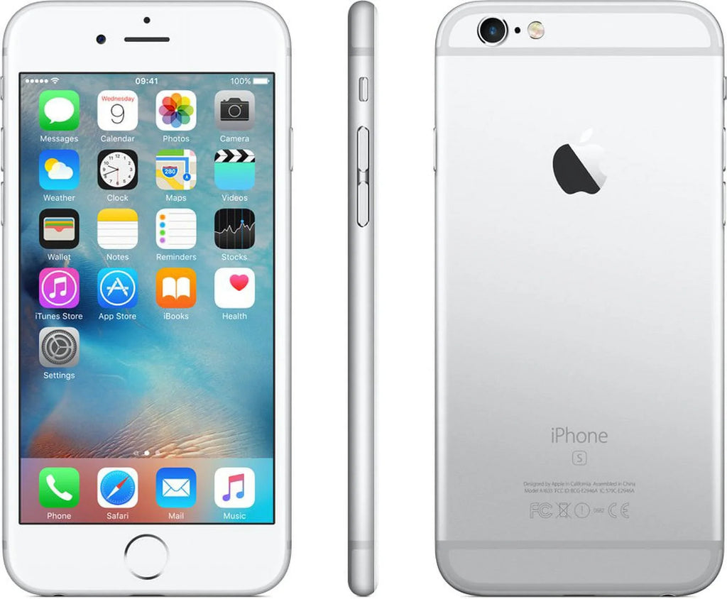 (Refurbished) iPhone Silver Restored T-Mobile Apple 6s 32GB, -