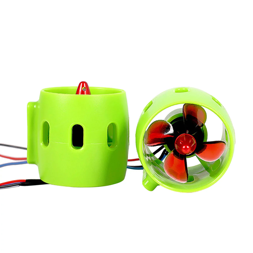 Motor 4-Blade Suzicca Propellers Nest Brushless Engine Motor 12-24V with 1000KV Clockwise Bait for Boat Electric Underwater Waterproof Drive Ship with