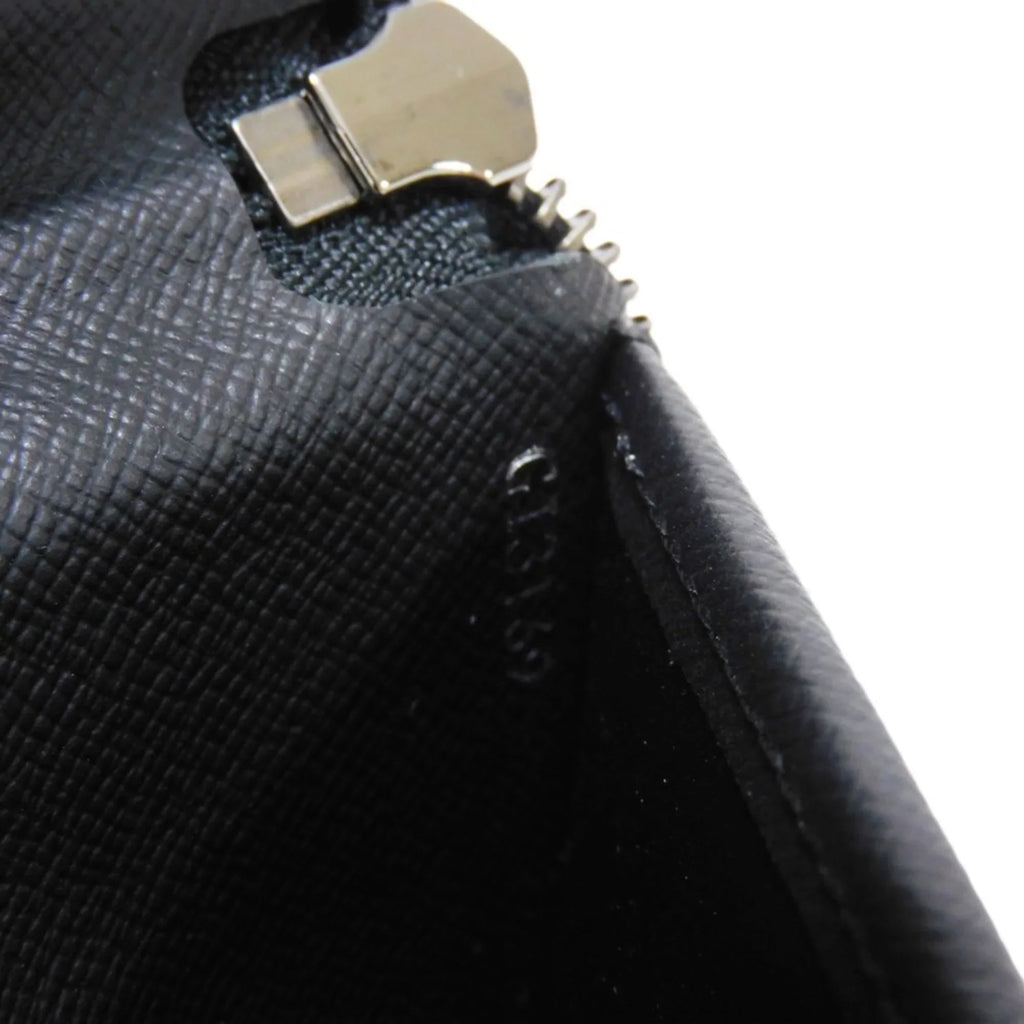 Zippy (Good) Billfold LOUIS Vertical Pre-Owned Eclipse VUITTON Round Long Logo Noir M62295 Zipper Monogram Men's Wallet LV