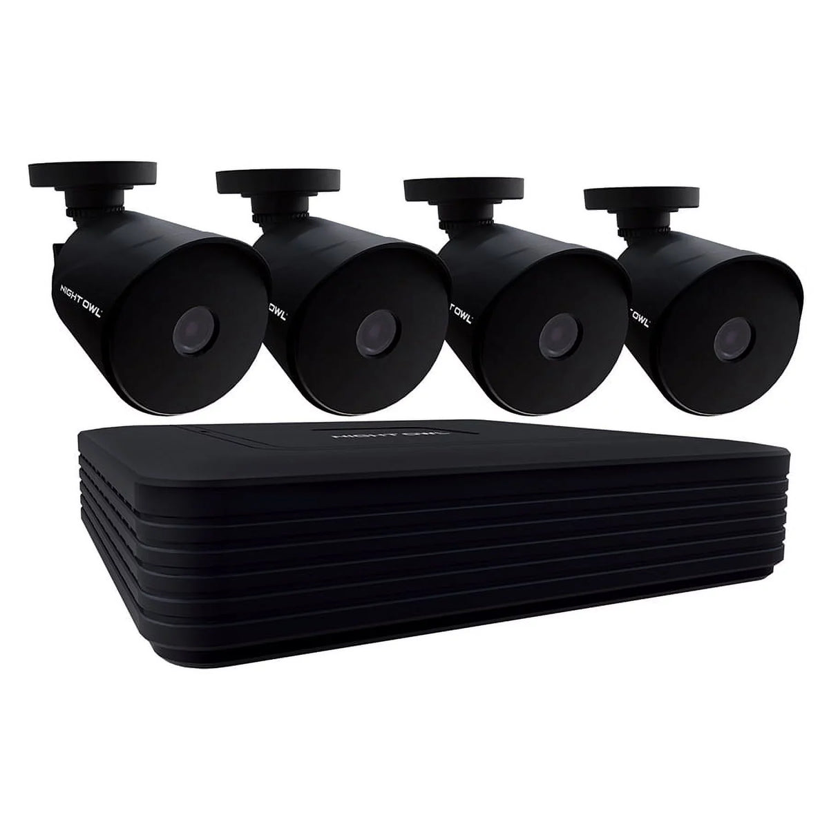 DVR Vision Bullet Indoor with Security 1080p Outdoor 8 HD Cameras with CCTV, 1TB Cameras, System Camera Night Owl Hard Night Surveillance Wired Channel Drive, 4