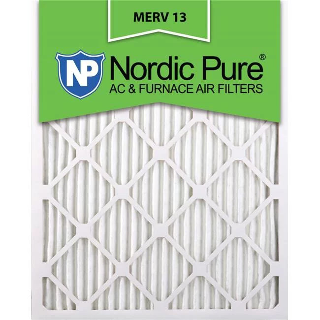 '- 25 Nordic Exact 6 Filters, AC Pack Furnace in. MERV x Pure 22.25 x 13 22-1-4x25x1ExactCustomM13-6 1 of