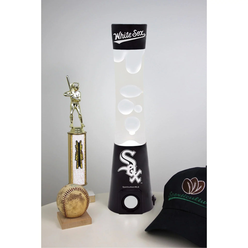 WHITE MAGMA LAMP SPEAKER CHICAGO SOX