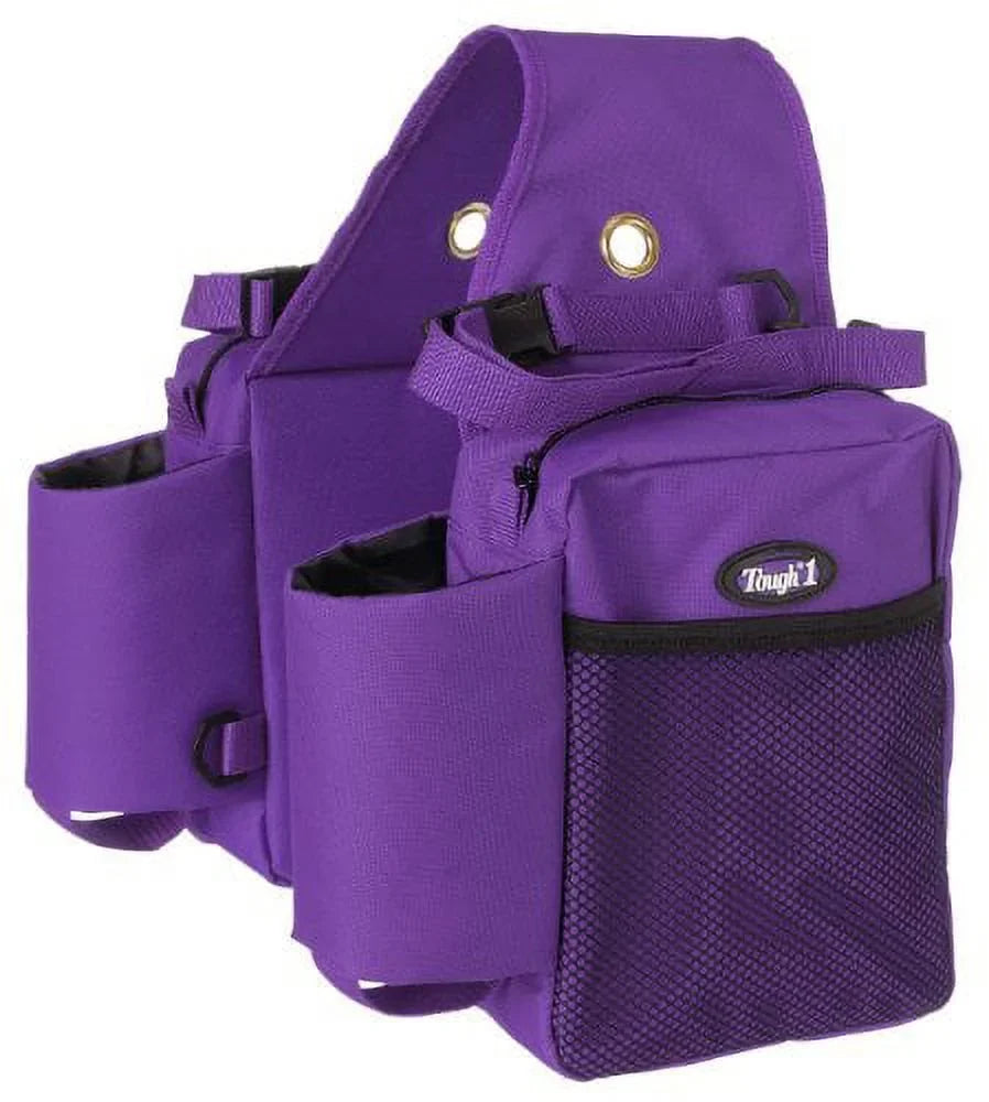 w/Bottle Tough1 Nylon Purple Holders Bag Saddle