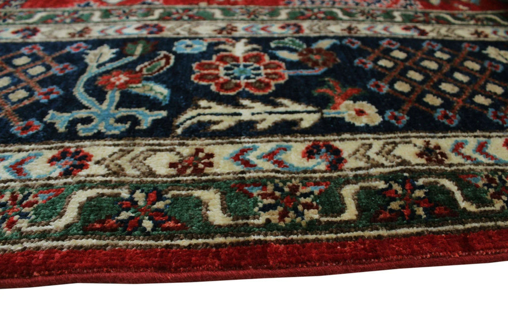 x Rug, Alonzo 9'10" Red/Blue Aria 7'11"