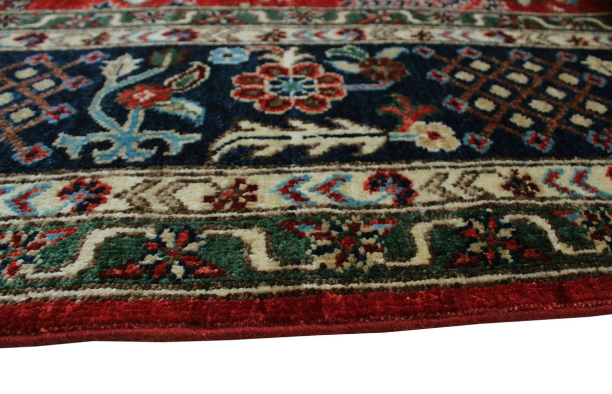 x Rug, Alonzo 9'10" Red/Blue Aria 7'11"