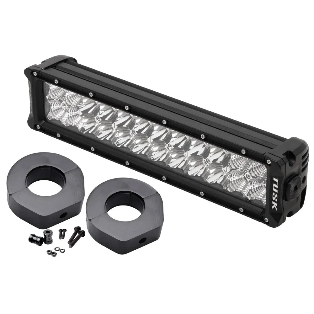 12" Straight V2 Ultimate For RZR Trail Tusk Kit POLARIS Light S LED 1000 2021-2022 Bar