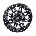 15x7 2021-2022 For 4/137 5.0 Defender Wheel Lone HD10 Tusk Beadlock CAN-AM Wasatch Machined/Black Star 2.0 + Pro