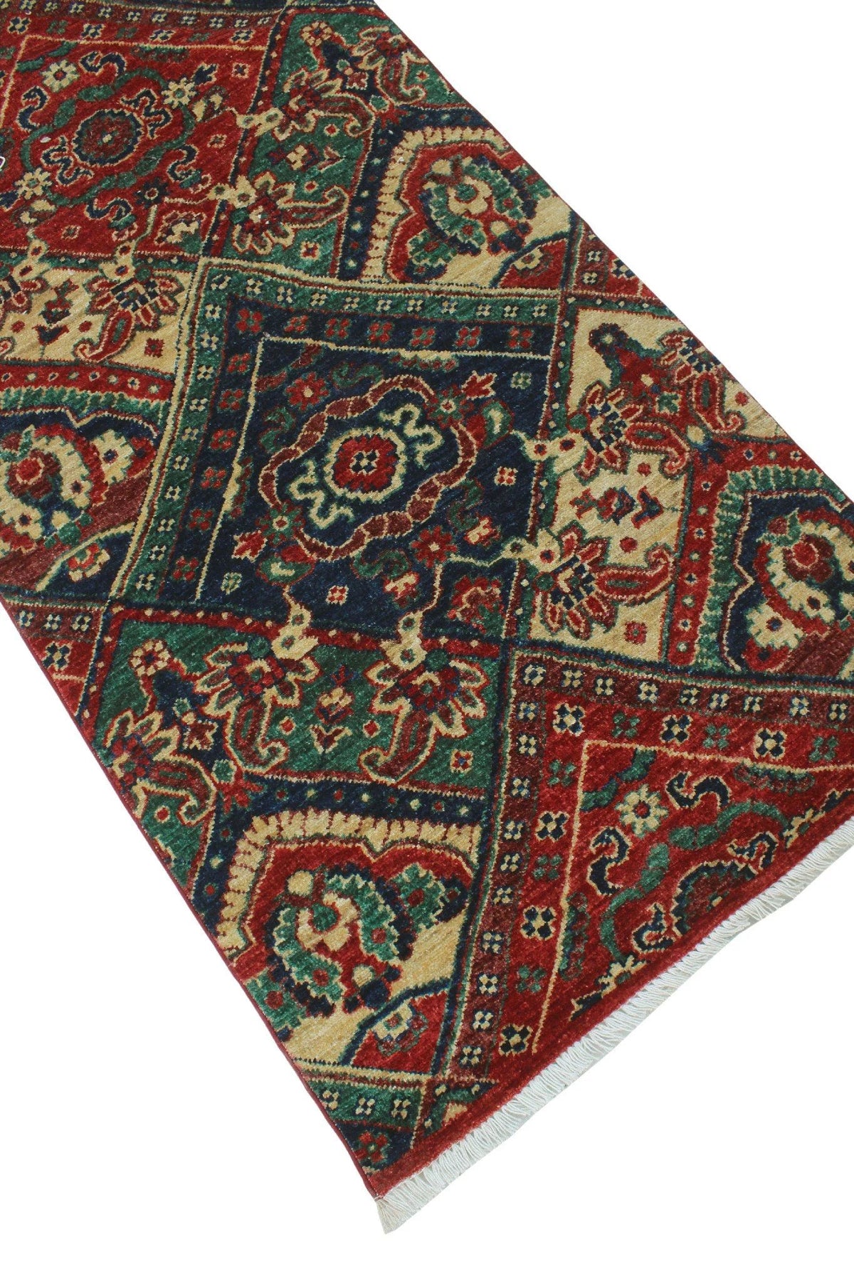 2'6" Runner, x 18'6" Aria Muiz Red/Blue