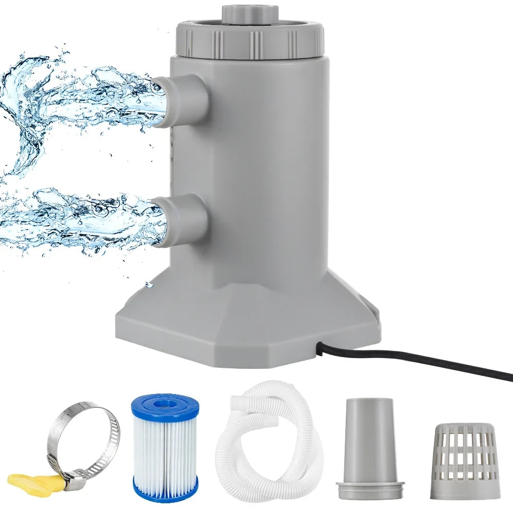 Pools Improved And /Rate Cartridge Improved Improved And 250l/hRate Low Low Noise With Rate Low 2 Carevas Pools Noise Filter 2 / Above Pump,Filter Noise Pump Above Water 55w Pump