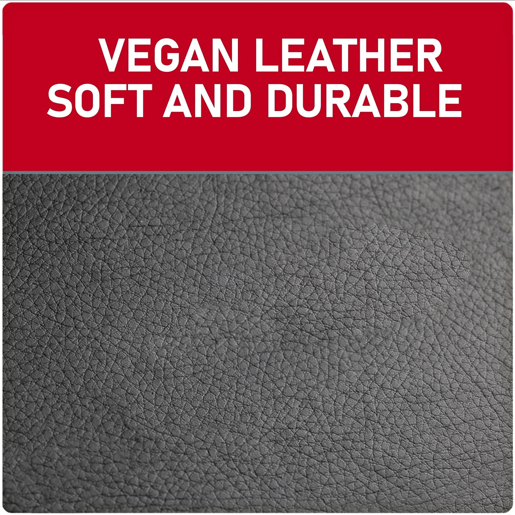 Vegan Seat Petersen Leather 43645WDI 3-Piece Black Covers, Dickies Car Genuine