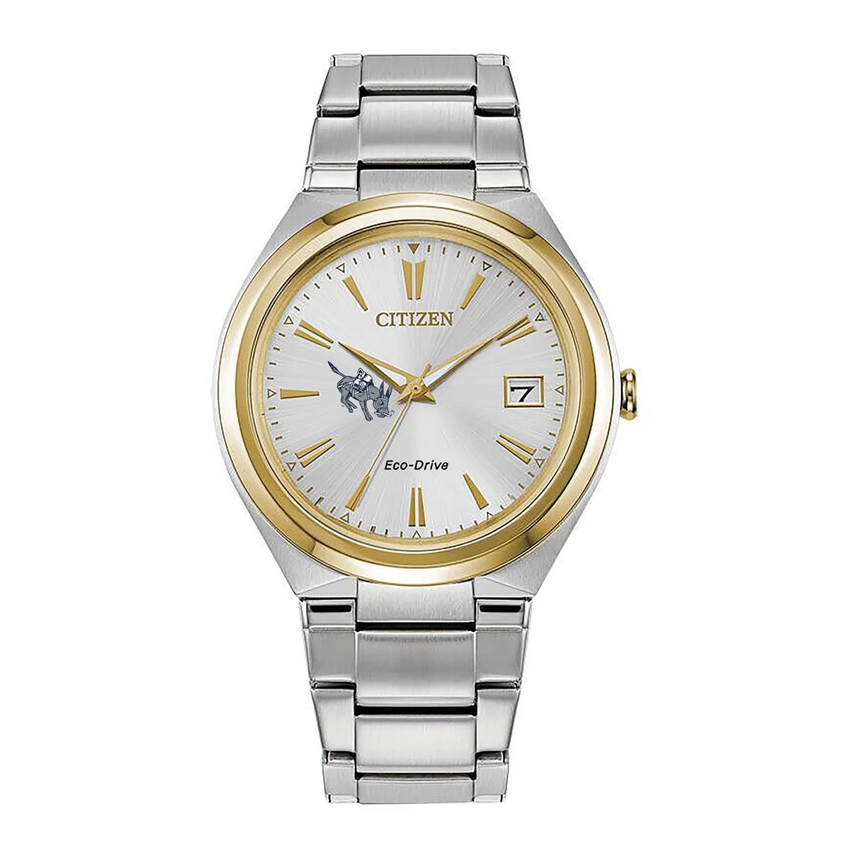 Eco-Drive Orediggers Two-Tone Silver/Gold Mines Colorado School Women's Watch of