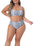 Suits Swimsuits Crop Waisted Bathing Plus Swimwear Size Piece Women Agnes Bikini Top Orinda High for Two Set