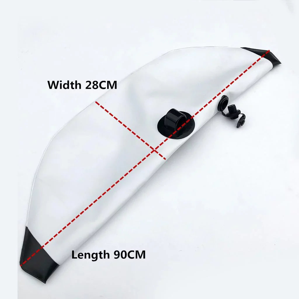 ing PVC Standing Inflatable Buoy Canoe Kayak Heavy Stabilizer White Duty Outrigger Durable Beginners for