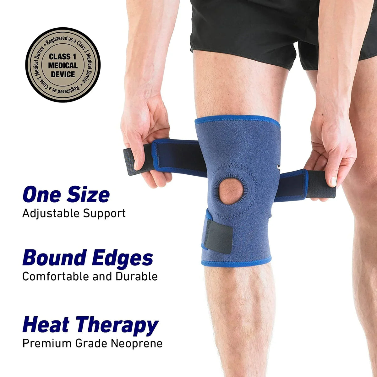 Open Knee Compression Adjustable knee, – Support, Support – - runners Relief, Knee women Meniscus for tear, Knee Patella Joint Arthritis, injuries Pain patella for Neo-G and men Pain support Knee