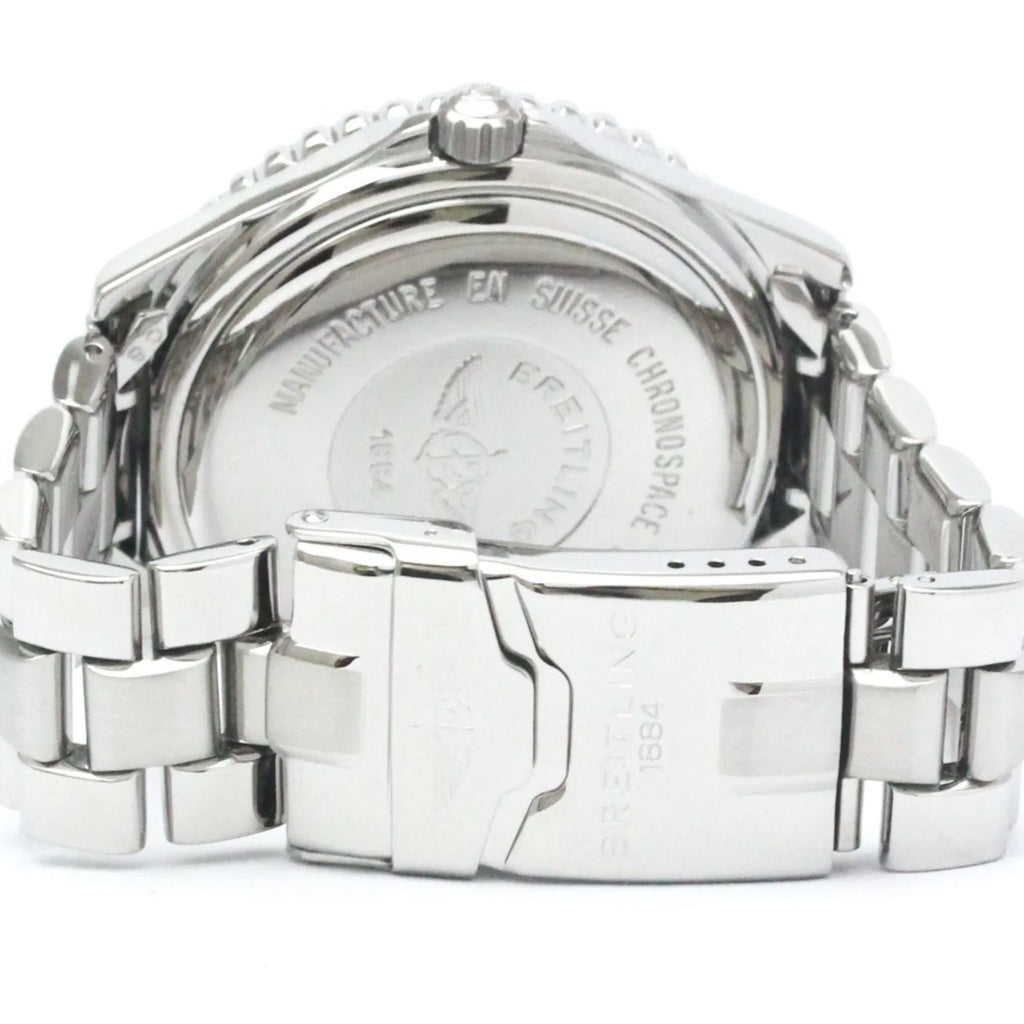Pre-Owned Quartz A56012.1 Watch Chronospace Polished BREITLING BF563779 Steel (Good) Mens