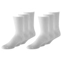 to Unibasic Sports Unisex 9 Pack (White, Athletic Socks 11) 10 Crew Cotton