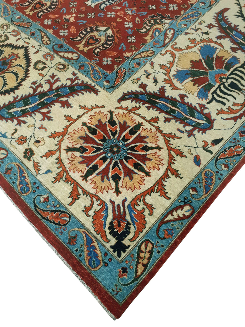 Rug, Aria x 13'9" Red/Ivory 9'9" Matias