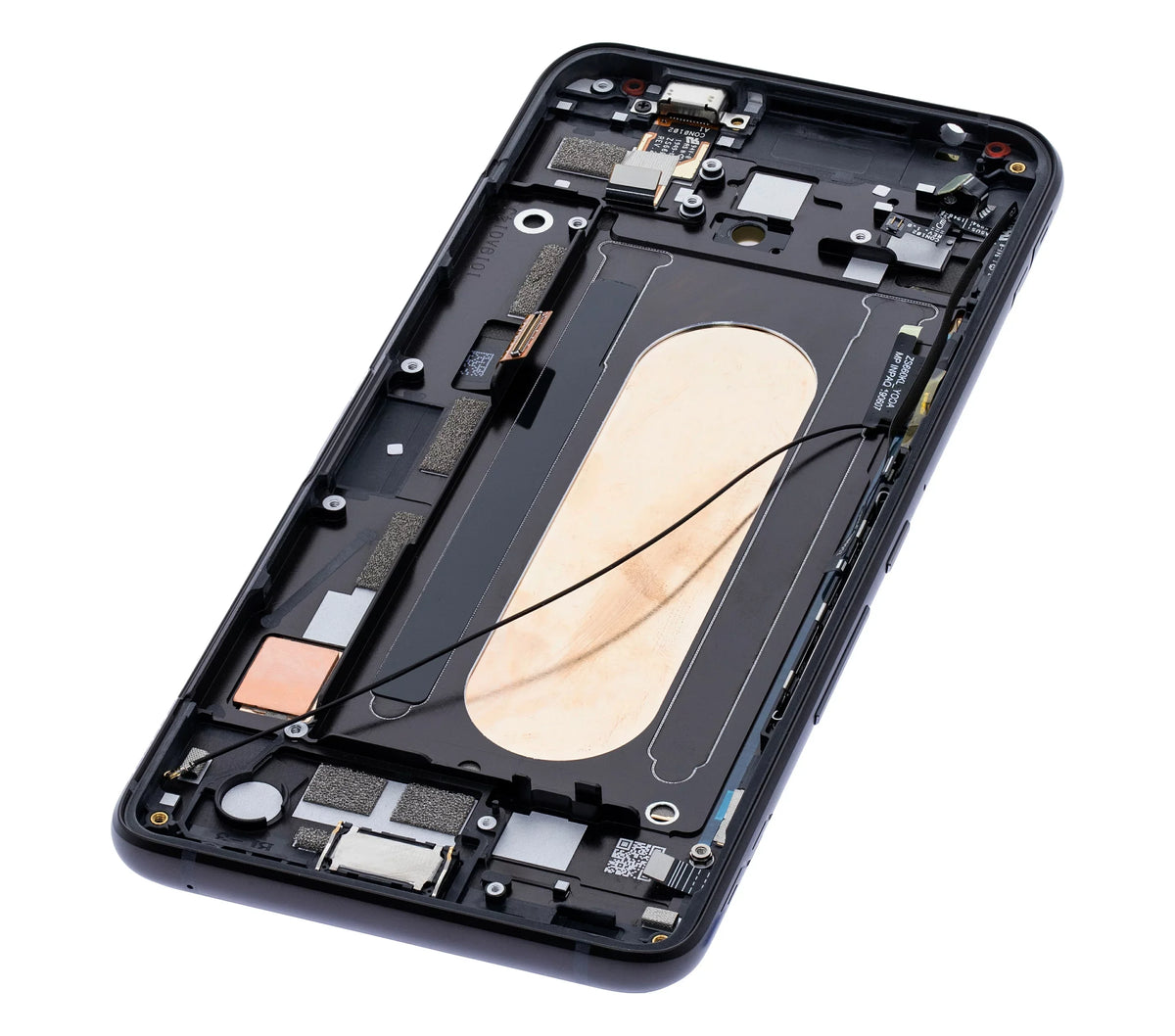 Phone ROG 2 For Asus (Refurbished) OLED Compatible (Matte Assembly (ZS660KL) Replacement Frame Black) With