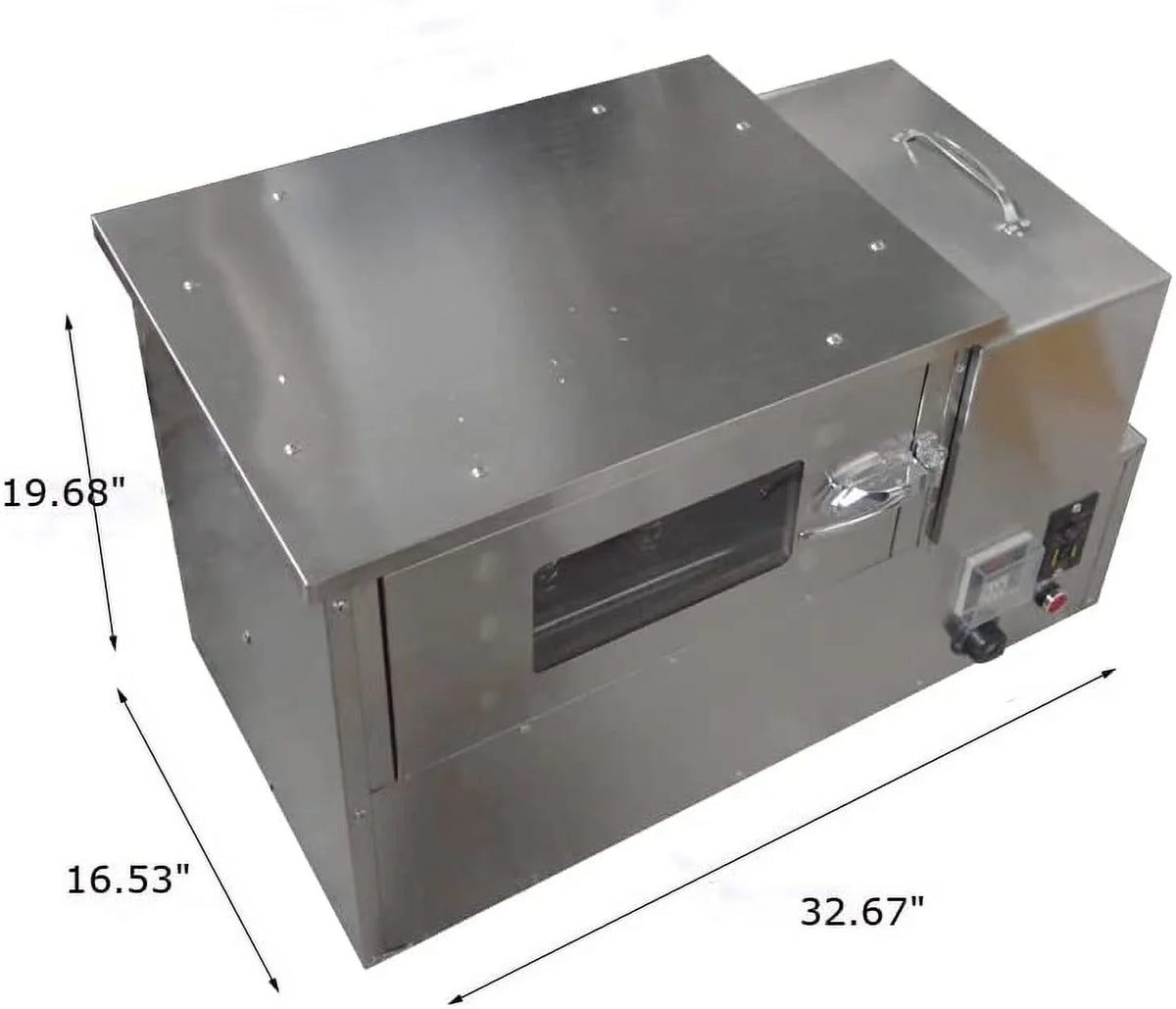 Pizza Bases Rotational Steel Cone Pizza EQCOTWEA Oven for 12pcs Margherita Pie Pizza with Toaster Stainless Commercial