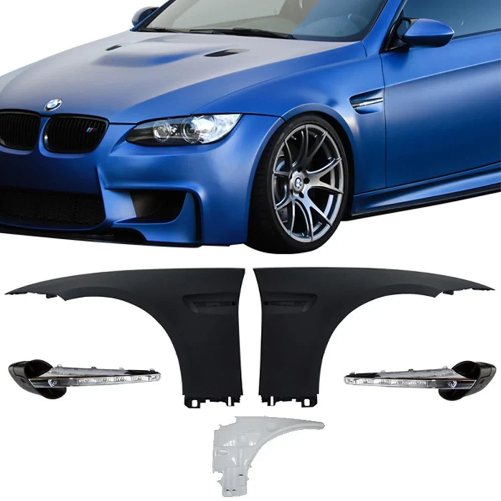 Compatible Side 2Dr Signal Ikon With 07-13 LED Fender Vent M3 Conversion Complete with Front E92 Motorsports